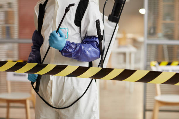 Professional Blood Cleanup technician working in Krakow, WI